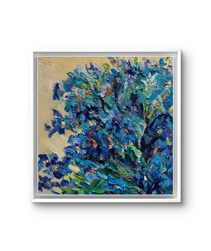 The Blooming Nook 2 Oil On Canvas 12X12